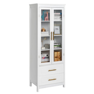 Rosdorf Park Kalirae Freestanding Linen Cabinet & Reviews Wayfair